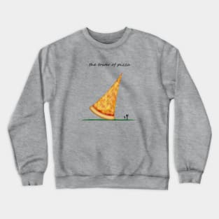 tower of pizza Crewneck Sweatshirt